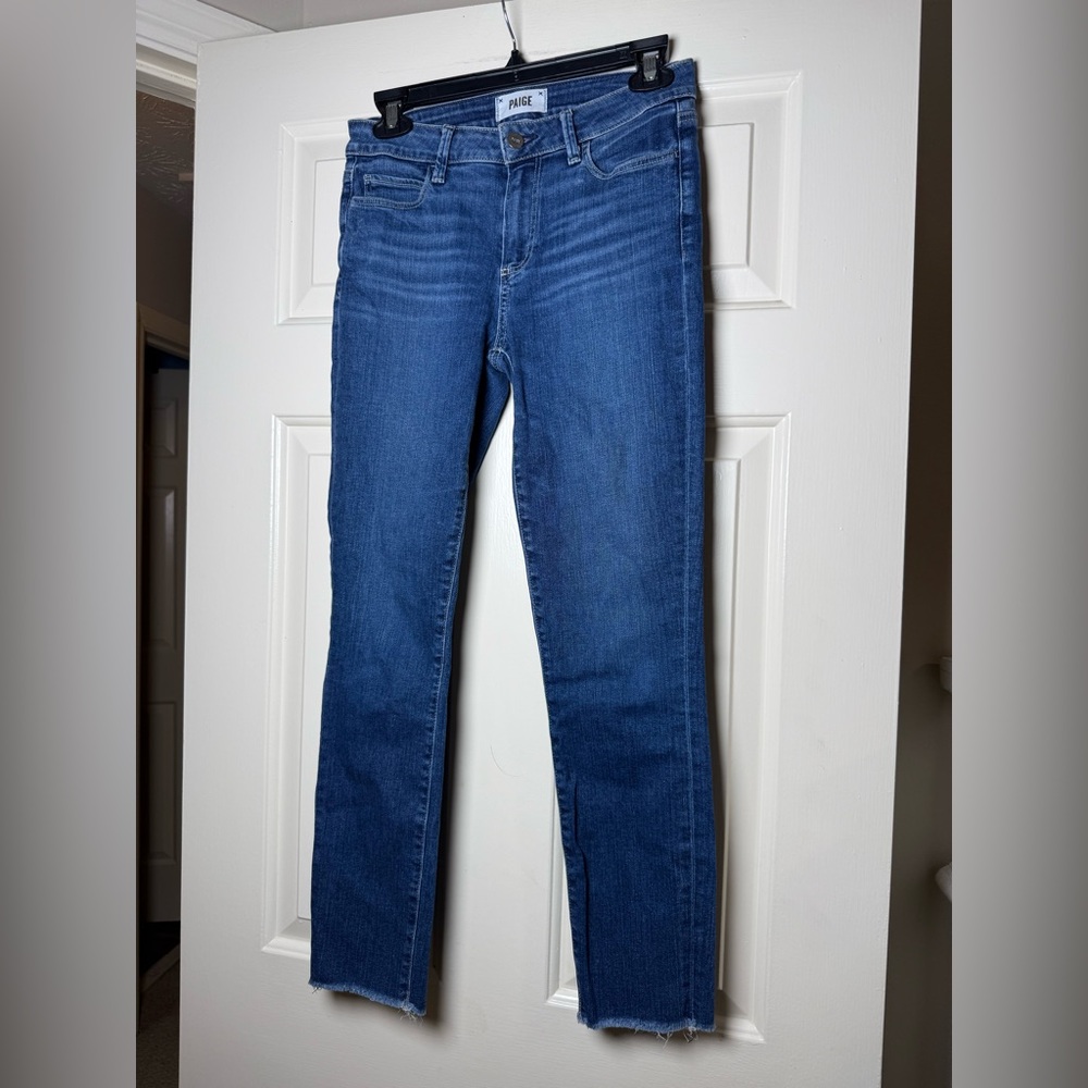 Paige Skyline Skinny Crop Denim Jeans